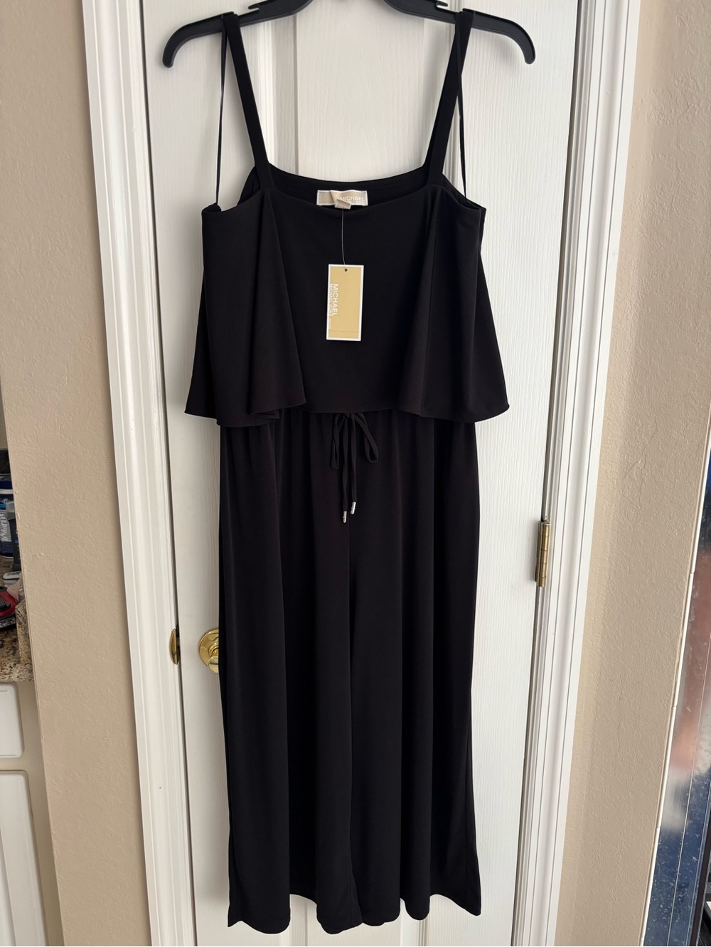Michael Kors Black Women's Spaghetti Strap Romper